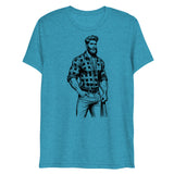 Lumbersexual (Triblend) - Aqua Triblend