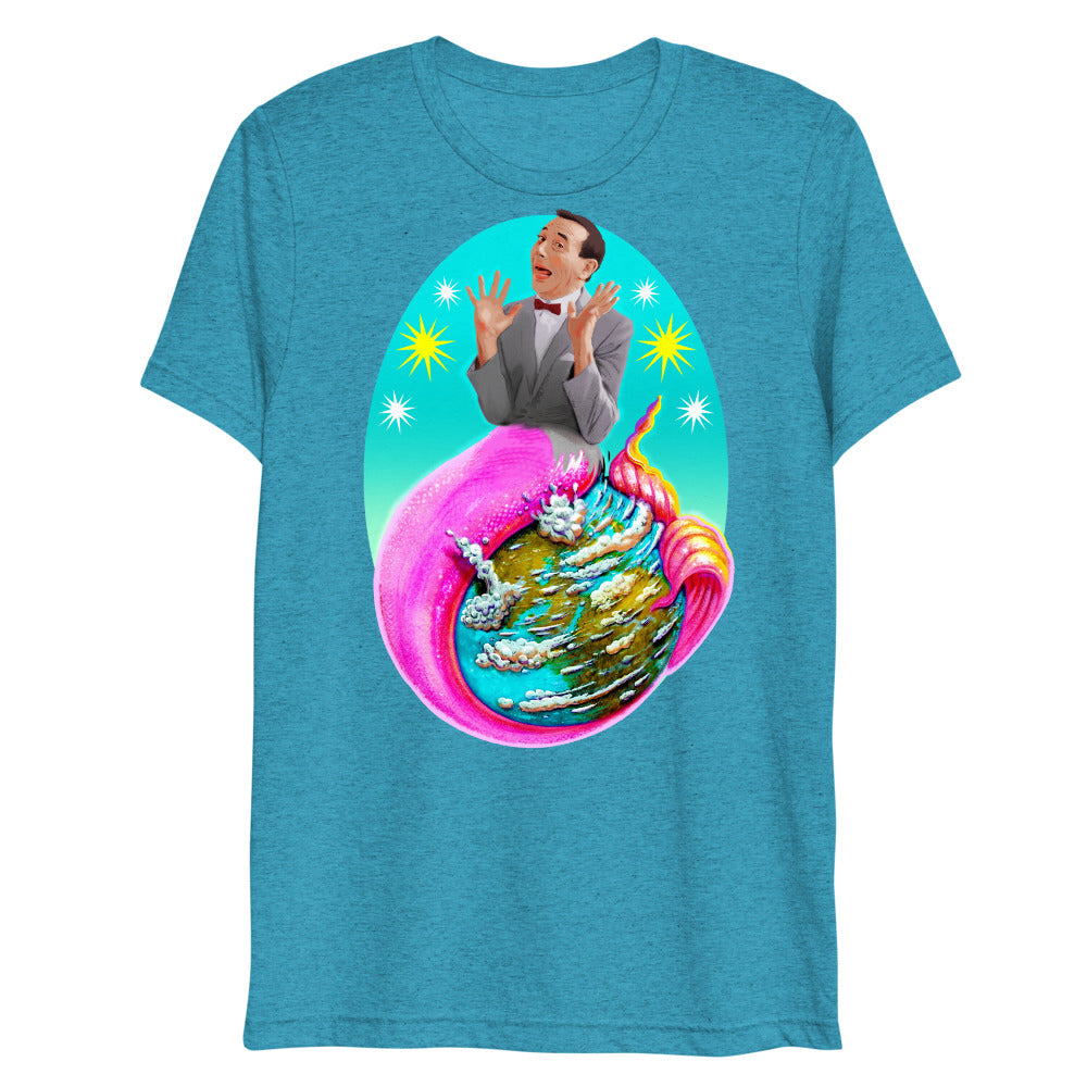 Sea Wee Merman (Triblend) - Aqua Triblend