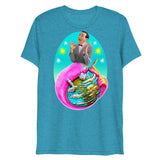 Sea Wee Merman (Triblend) - Aqua Triblend