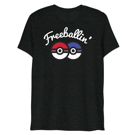 Freeballin' (Triblend) - Charcoal-Black Triblend