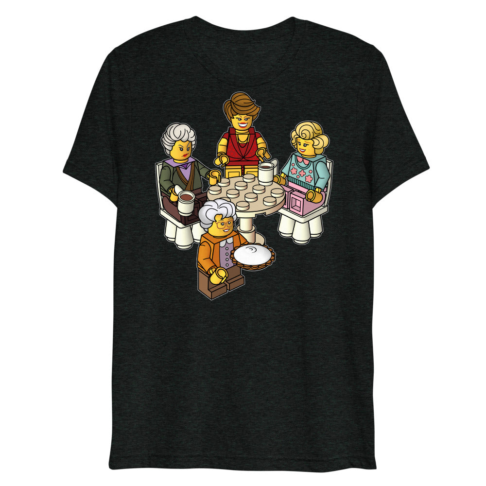 Golden Girls Blocks (Triblend) - Charcoal-Black Triblend