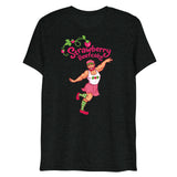 Strawberry Beefcake (Triblend) - Charcoal-Black Triblend