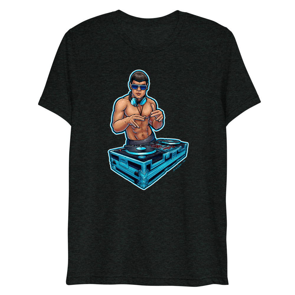 DJ Pon Farr (Triblend) - Charcoal-Black Triblend