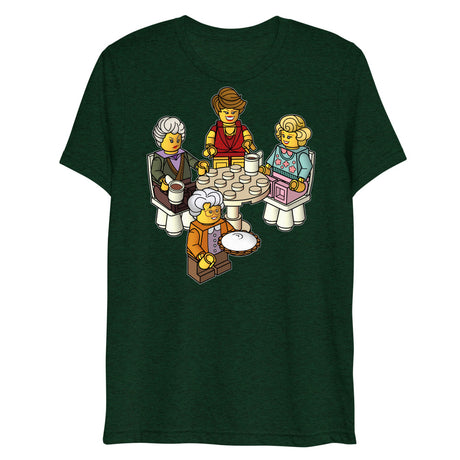 Golden Girls Blocks (Triblend) - Emerald Triblend
