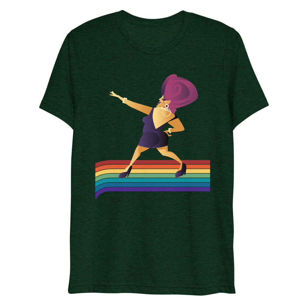Take it to the Runway (Triblend) - Emerald Triblend