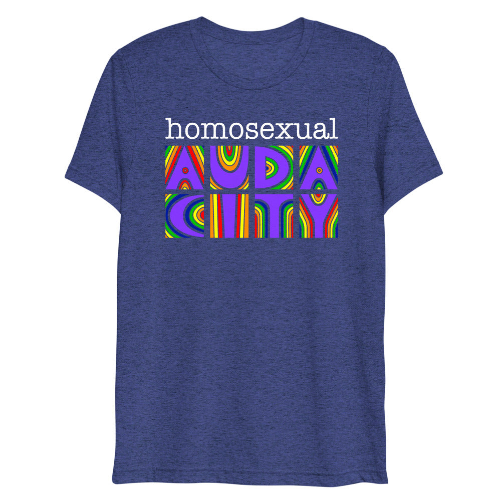 Homosexual Audacity (Triblend) - Navy Triblend