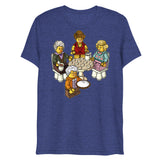 Golden Girls Blocks (Triblend) - Navy Triblend