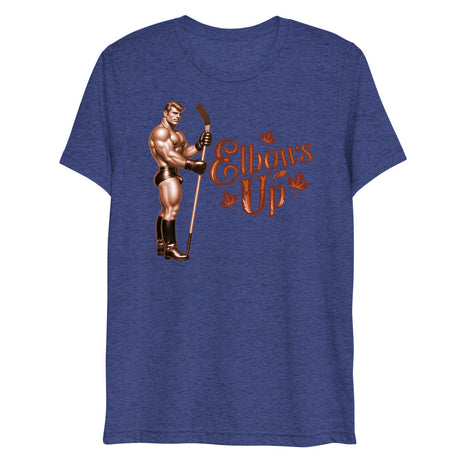 Elbows Up (Triblend) - Navy Triblend