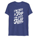 I'm Not a Top (Triblend) - Navy Triblend