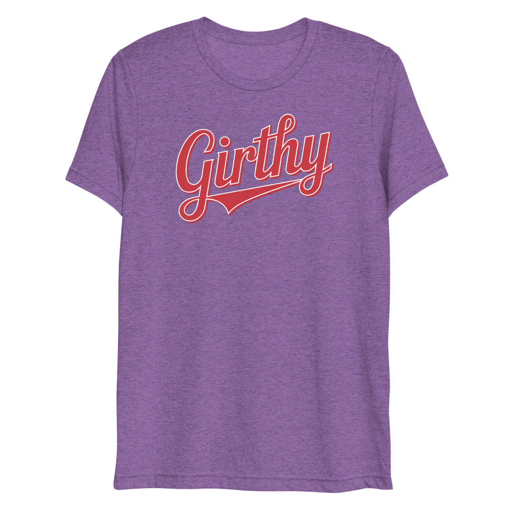 Girthy Text (Triblend) - Purple Triblend