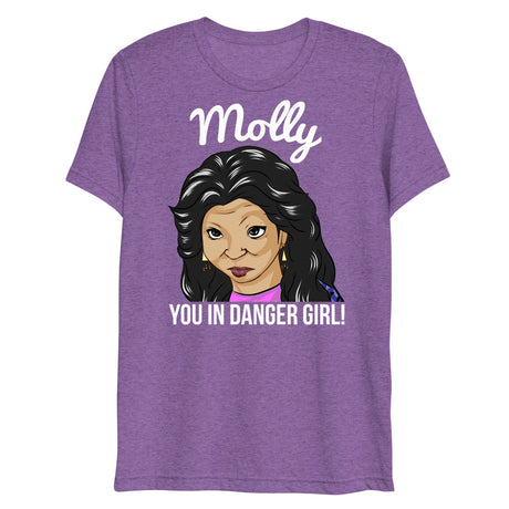 Molly You in Danger Girl (Triblend) - Purple Triblend