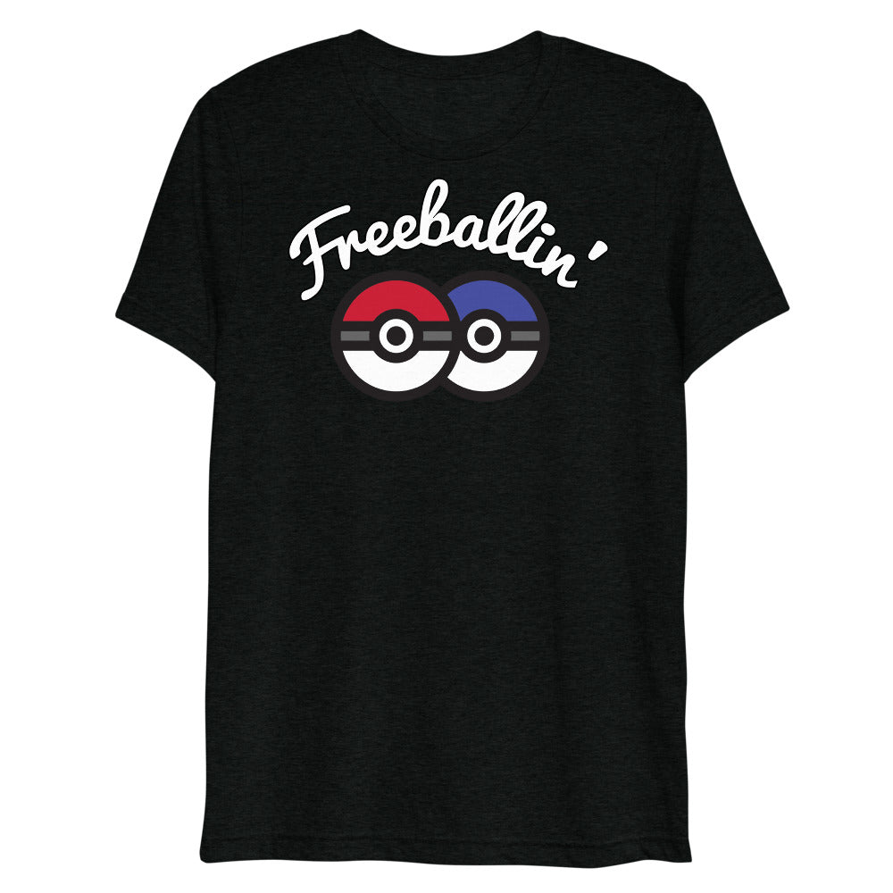 Freeballin' (Triblend) - Solid Black Triblend