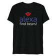 Alexa...find (Triblend) - Solid Black Triblend