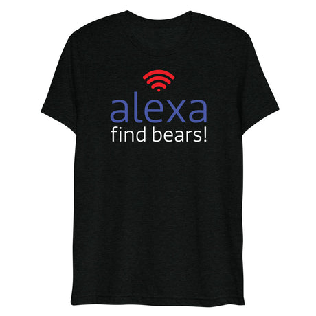 Alexa...find (Triblend) - Solid Black Triblend