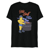 Hot Stuff Comin’ Thru (Triblend) - Solid Black Triblend