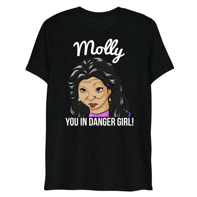 Molly You in Danger Girl (Triblend) - Solid Black Triblend