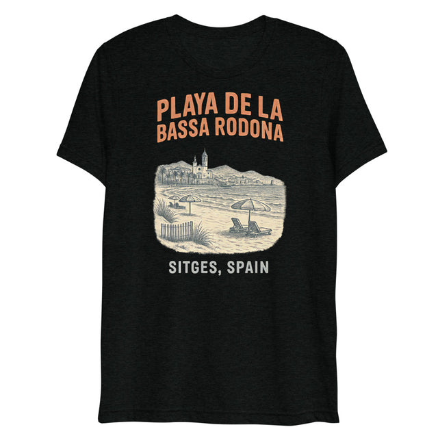 Playa de la Bassa Rodone (Triblend) - Solid Black Triblend