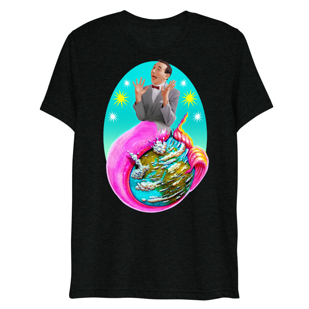 Sea Wee Merman (Triblend) - Solid Black Triblend
