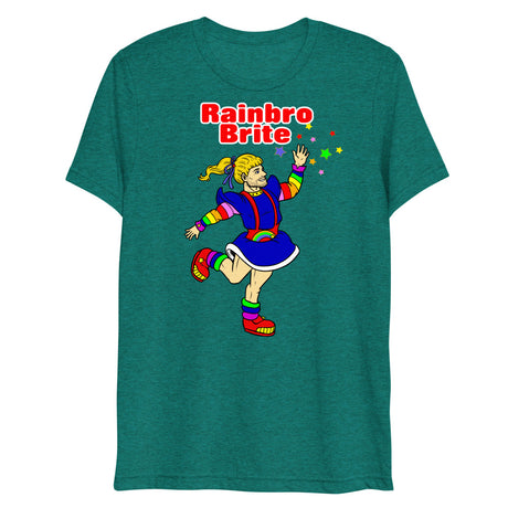 Rainbro-Brite (Triblend) - Teal Triblend