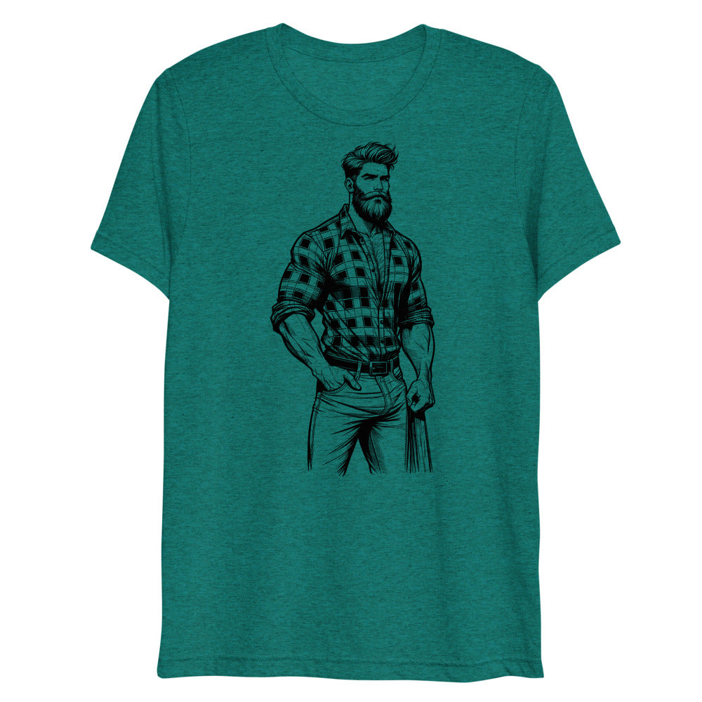Lumbersexual (Triblend) - Teal Triblend