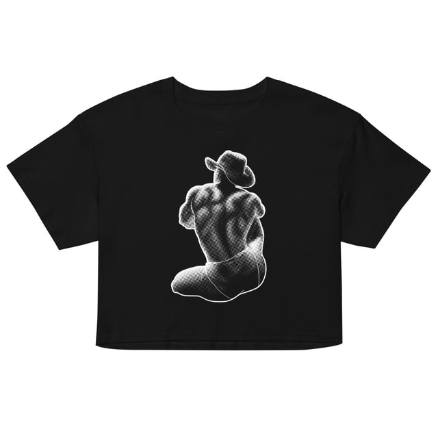 Bikini Cowboy (Crop Top) - Black