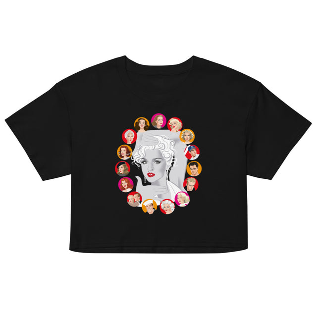 Dietrich and DiMaggio (Crop Top) - Black