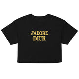 J'Adore Dick (Crop Top) - Black