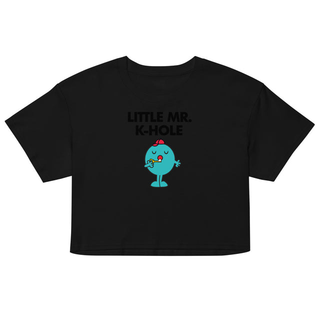 Little Mr. K-Hole (Crop Top) - Black