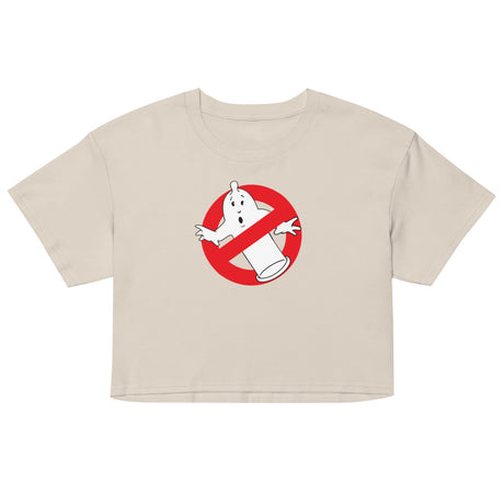 Straight Outta Condoms (Crop Top) - Bone
