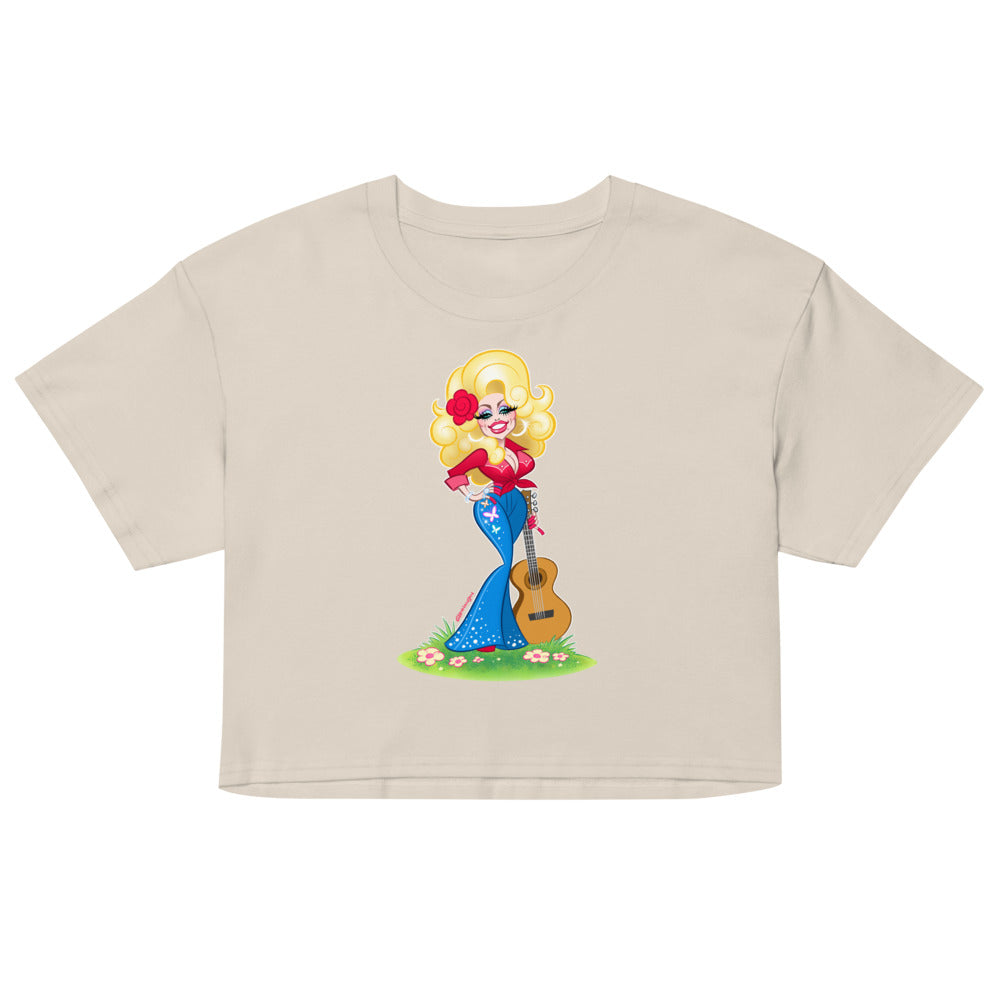 Smoky Mountain Glam (Crop Top) - Bone