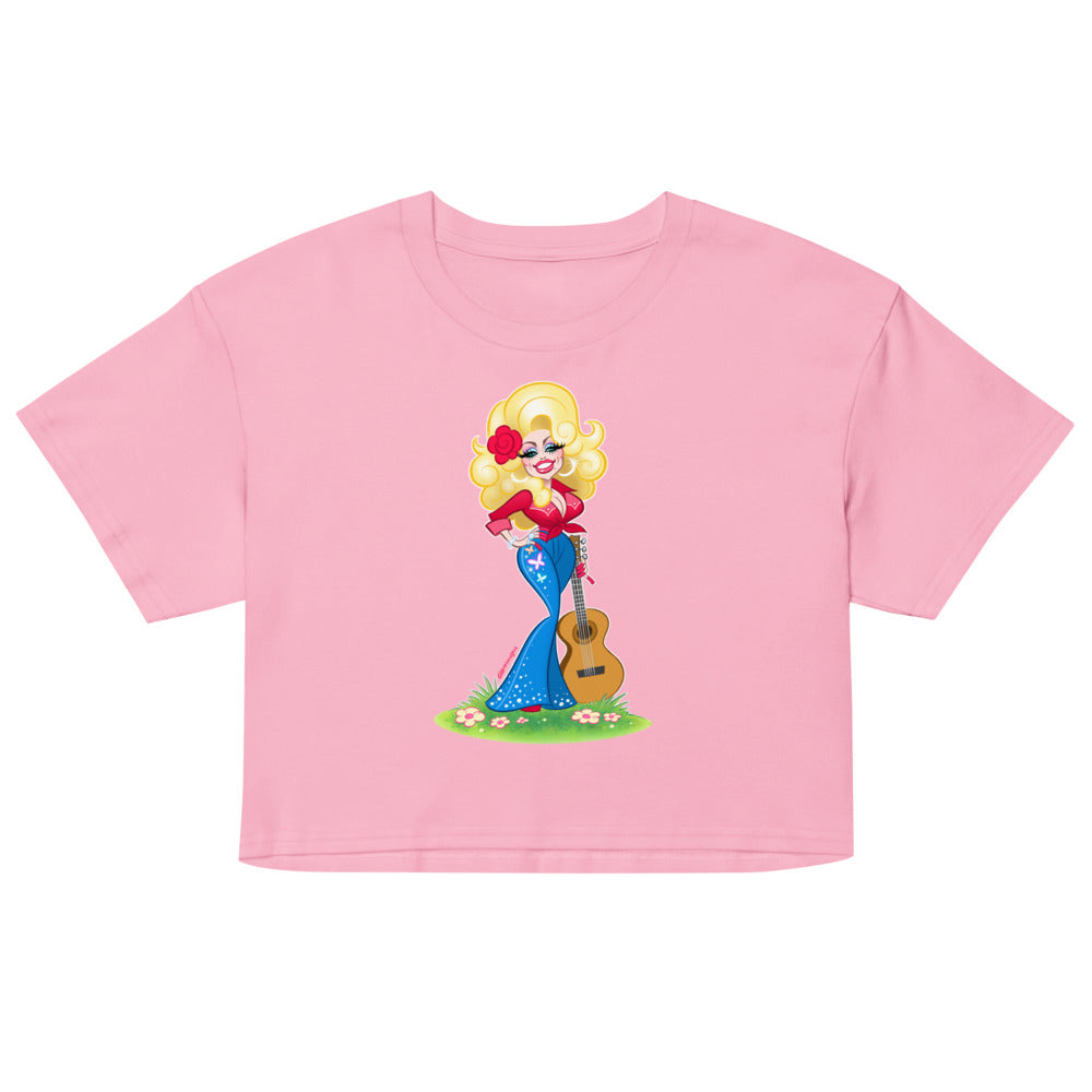 Smoky Mountain Glam (Crop Top) - Bubblegum
