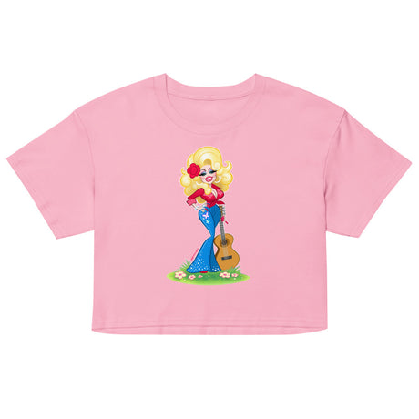 Smoky Mountain Glam (Crop Top) - Bubblegum