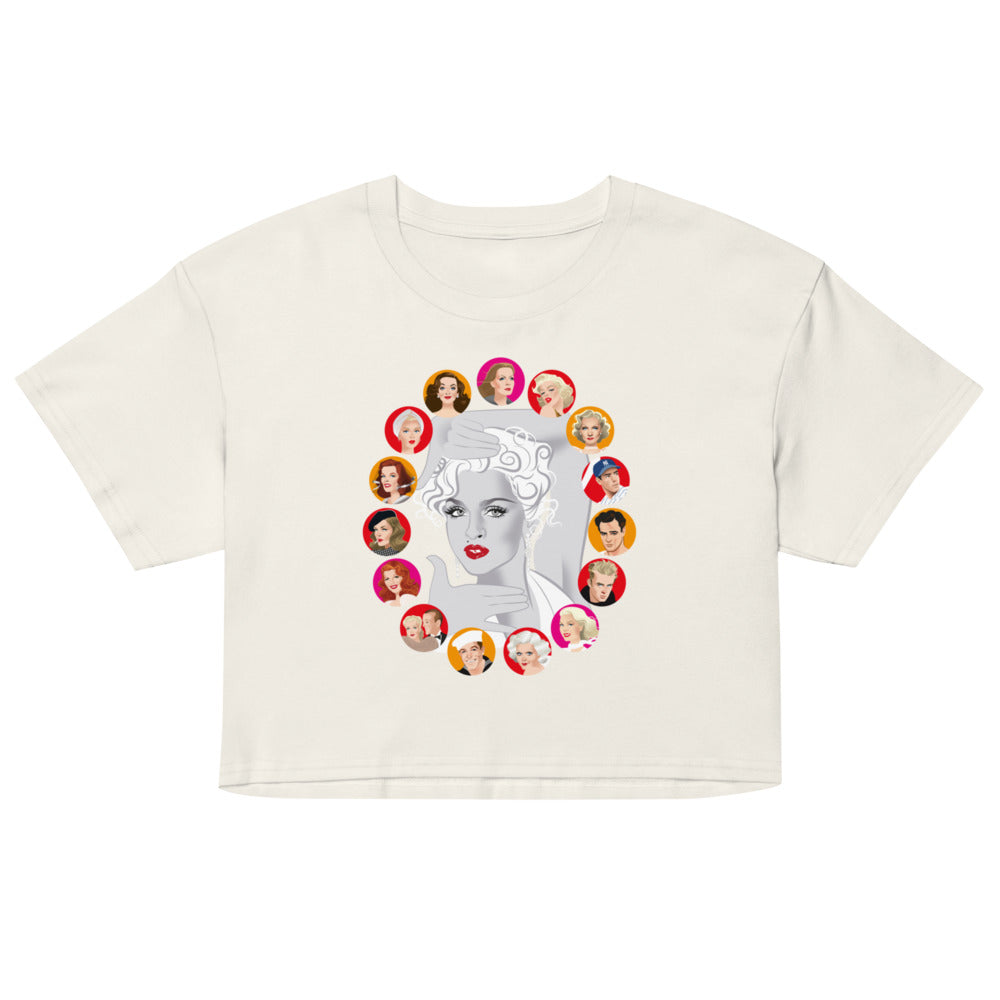 Dietrich and DiMaggio (Crop Top) - Ecru