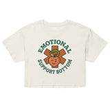 Emotional Support Bottom (Crop Top) - Ecru