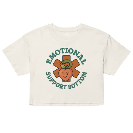 Emotional Support Bottom (Crop Top) - Ecru