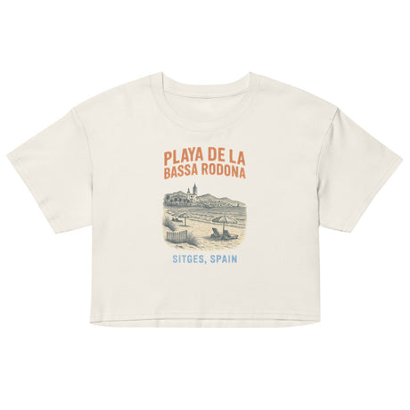 Playa de la Bassa Rodone (Crop Top) - Ecru