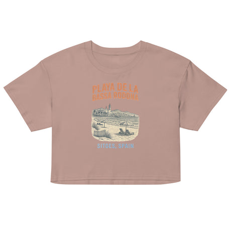 Playa de la Bassa Rodone (Crop Top) - Hazy Pink