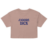 J'Adore Dick (Crop Top) - Hazy Pink