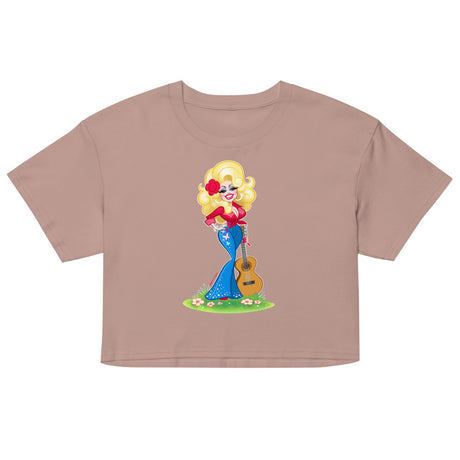 Smoky Mountain Glam (Crop Top) - Hazy Pink