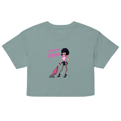 Housework is a Drag (Crop Top) - Mineral