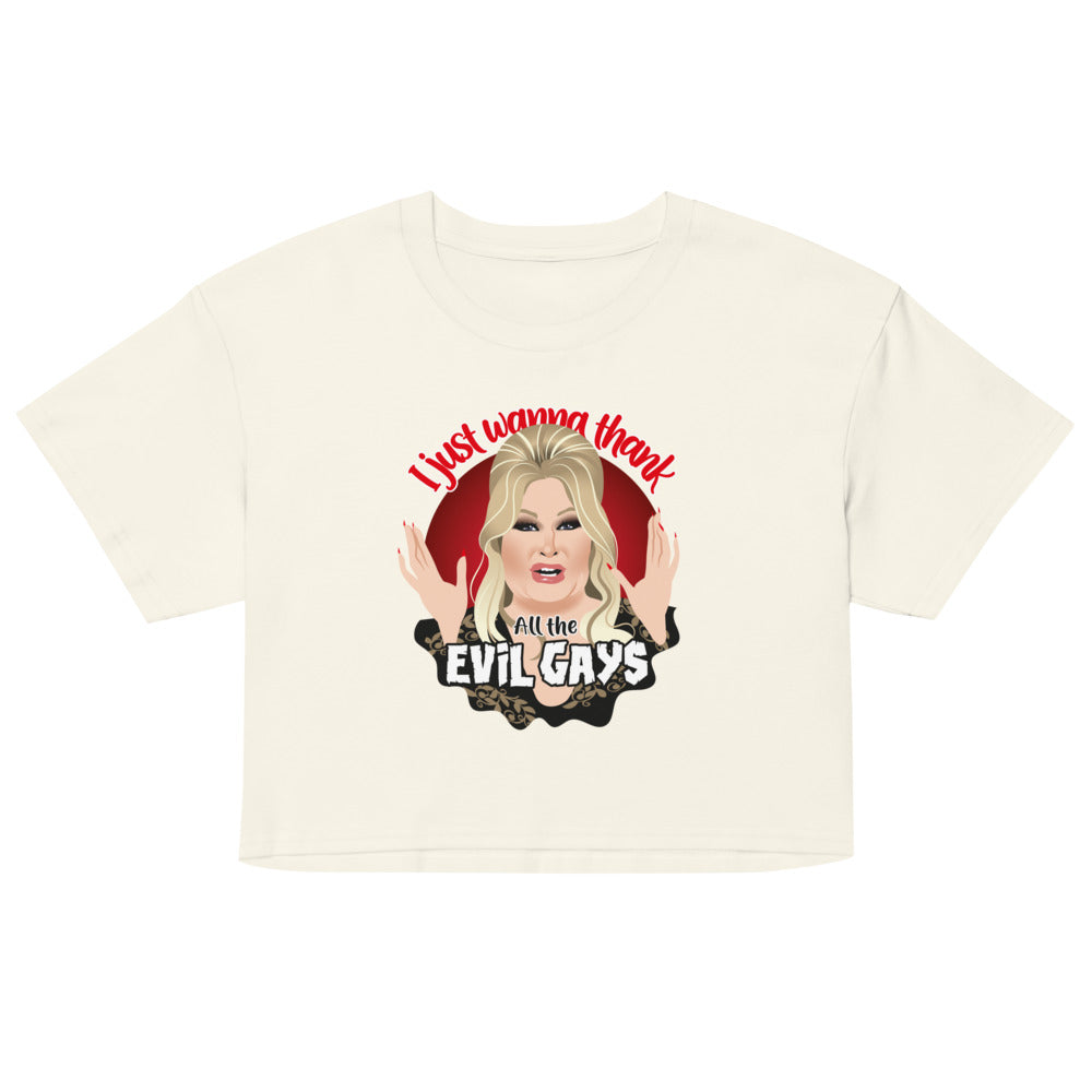Evil Gays (Crop Top) - Natural