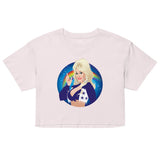 Here Comes the Rainbow (Crop Top) - Orchid