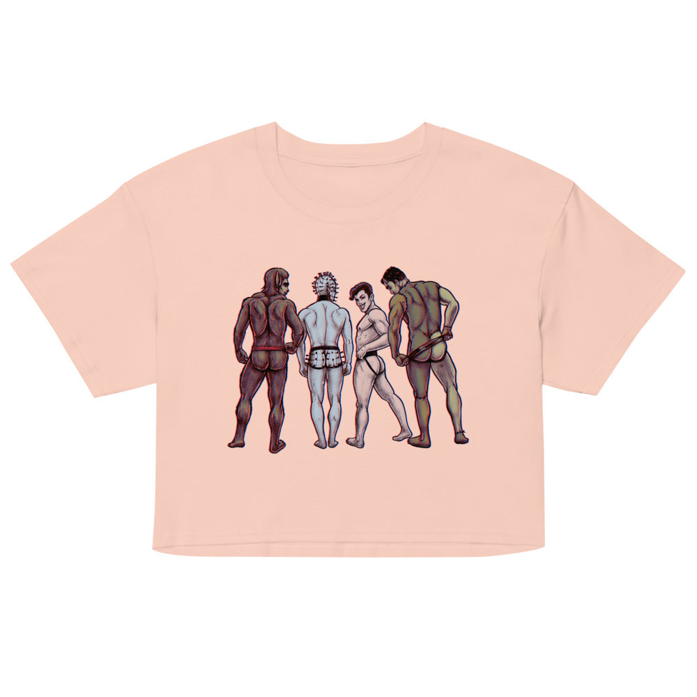 Monster Jocks (Crop Top) - Pale Pink