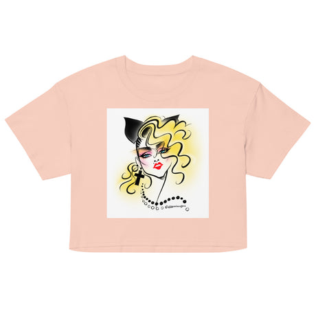 Lucky Star (Crop Top) - Pale Pink