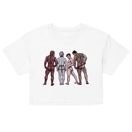 Monster Jocks (Crop Top) - White