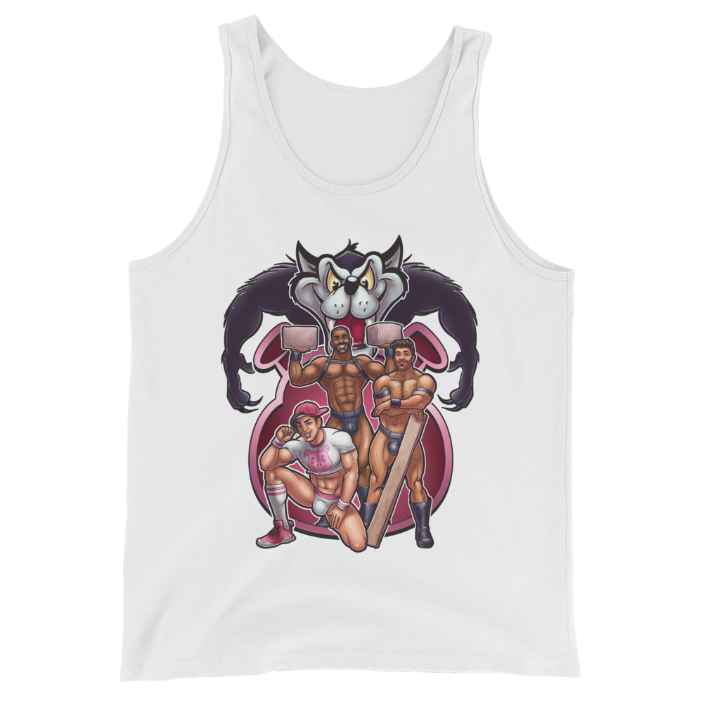 3 Little Pigs (Tank Top)-Tank Top-Swish Embassy