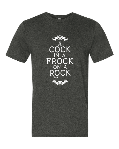 A Cock in a Frock on a Rock-T-Shirts-Swish Embassy