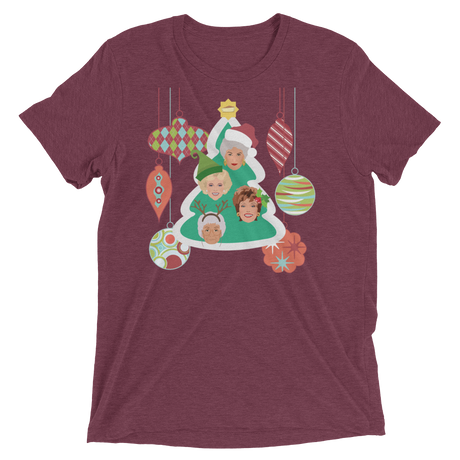 A Golden Christmas (Retail Triblend)-Triblend T-Shirt-Swish Embassy