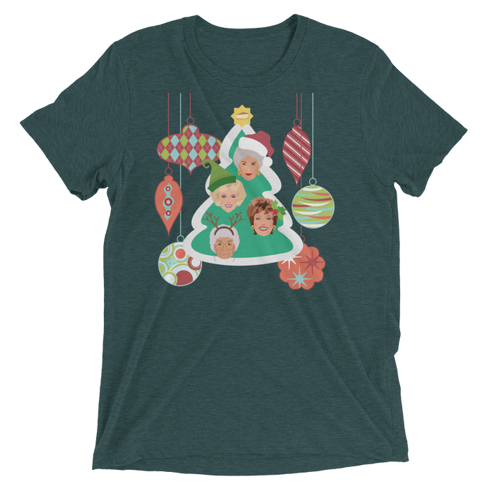 A Golden Christmas (Retail Triblend)-Triblend T-Shirt-Swish Embassy