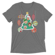 A Golden Christmas (Retail Triblend)-Triblend T-Shirt-Swish Embassy